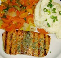 lachs mit schnittlauchbutter